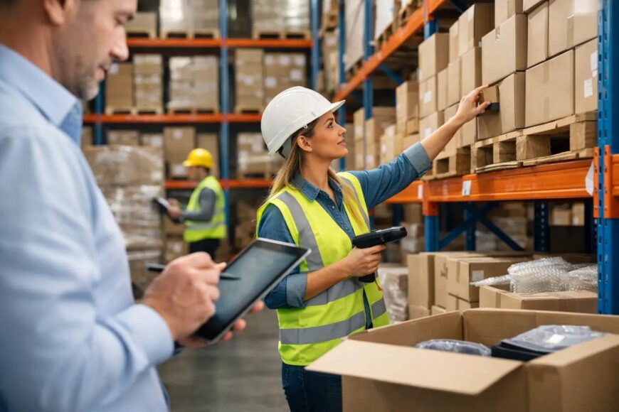 készletpontosság javítása rfid-val, vonalkóddal, jobb folyamatokkal